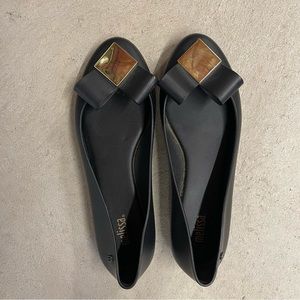 Melissa ballet flats with bow. Size 8.